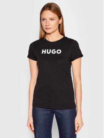 Hugo Футболка 50473813 Чорний Slim Fit Hugo Футболка 50473813 Чорний Slim Fit