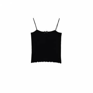 Cropp - Короткий топ - чорний Cropp - Короткий топ - чорний