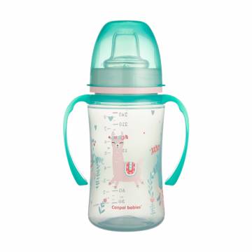 Чашка тренировочная Canpol Babies EasyStart Sweet Fun, зеленая, 240 мл (35/208_gre) Чашка тренировочная Canpol Babies EasyStart Sweet Fun, зеленая, 240 мл (35/208_gre)