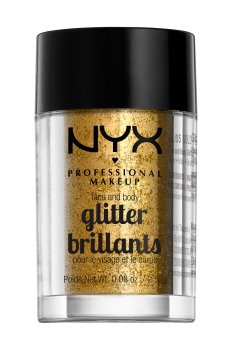 Уценка! Глиттер для лица и тела NYX Professional Makeup Face & Body Glitter Brillants, 05 Gold, 2.5 г