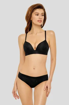 Женские черные трусики Черный 44 MARC&ANDRE A8-2097