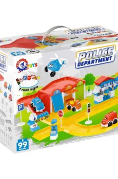 Паркинг TechnoK Полиция, от 3 лет, 99 шт (0006)