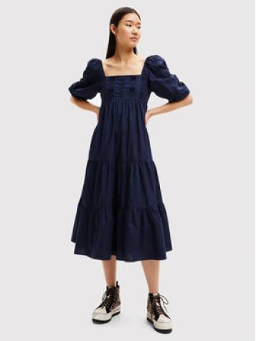Desigual Повсякденна сукня Kalma 22WWVW56 Cиній Regular Fit Desigual Повсякденна сукня Kalma 22WWVW56 Cиній Regular Fit