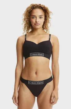 Женский черный бюстгальтер LGHT LINED Черный XS Calvin Klein 000QF6770E