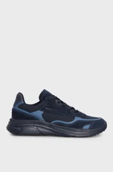Мужские темно-синие кроссовки MODERN RUNNER TECH PRINT Синий 41 Tommy Hilfiger FM0FM05123