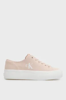 Женские пудровые кеды VULC FLATFORM LOW Розовый 38 Calvin Klein YW0YW01763