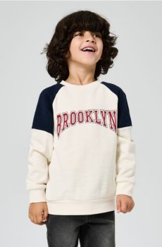 Кофта з круглим вирізом - кремовий