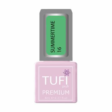 Гель-лак для ногтей Tufi Profi Premium Summertime, 16 Зеленая мята, 8 мл Гель-лак для ногтей Tufi Profi Premium Summertime, 16 Зеленая мята, 8 мл