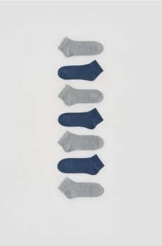 Reserved - Шкарпетки, 7 пар - темно-сірий - 344IR-90M