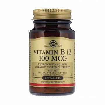 Витамин B12 Solgar Vitamin B12, 100 мкг, 100 таблеток Витамин B12 Solgar Vitamin B12, 100 мкг, 100 таблеток