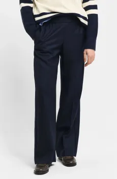 Женские темно-синие шерстяные брюки PULL-ON Синий 36 Gant 4150329