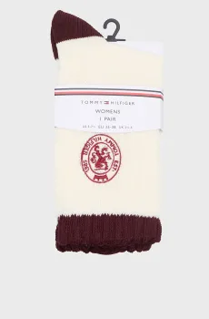Женские белые носки CREST Белый 35-38 Tommy Hilfiger 701242184