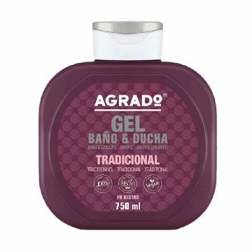 Гель для ванны и душа Agrado Bath & Shower Gel Traditional, 750 мл