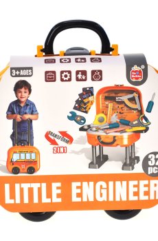 Детский игровой набор инструментов YG Toys со столиком, в чемодане, от 3 лет, 24*11.5*22 см (BX57)