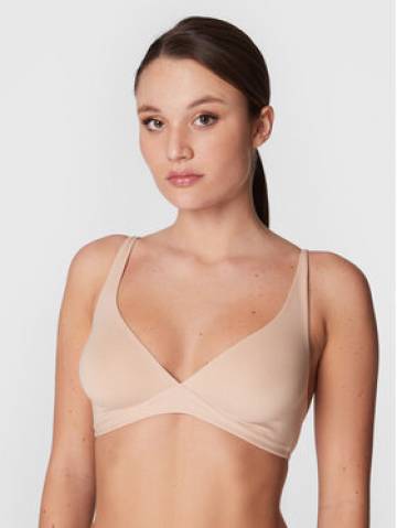 Hanro Бюстгальтер бралетт Cotton Sensation 1387 Бежевий Hanro Бюстгальтер бралетт Cotton Sensation 1387 Бежевий
