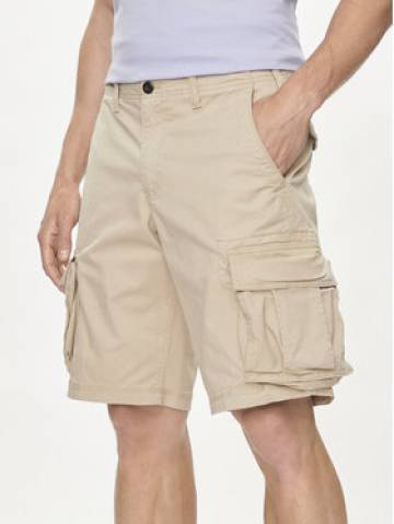 Gap Шорти з тканини 440760-04 Бежевий Regular Fit Gap Шорти з тканини 440760-04 Бежевий Regular Fit