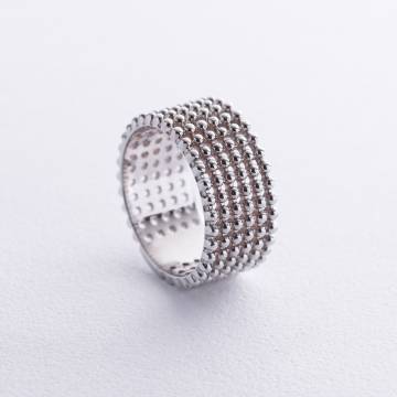 Кольцо "Рейчел" с шариками (белое золото) к07356 Кольцо "Рейчел" с шариками (белое золото) к07356