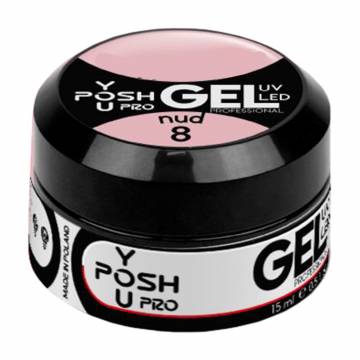 Однофазный гель для наращивания ногтей You Posh Builder Gel 08 Натуральный, 15 мл Однофазный гель для наращивания ногтей You Posh Builder Gel 08 Натуральный, 15 мл