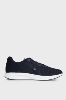 Мужские темно-синие кроссовки LIGHTWEIGHT RUNNER KNIT FLAG Синий 41 Tommy Hilfiger FM0FM04563