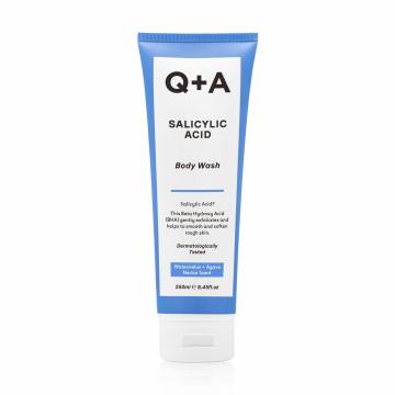Очищающий гель для тела Q+A Salicylic Acid Body Wash с салициловой кислотой, 250 мл Очищающий гель для тела Q+A Salicylic Acid Body Wash с салициловой кислотой, 250 мл