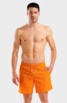 Мужские оранжевые плавательные шорты BEACH BOXER SOLID Оранжевый XL Arena 007137-310