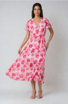 Мідісукня з квітковим принтом - різнобарвний