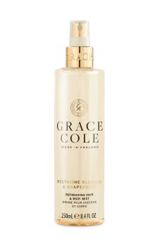 Мист для тела и волос Grace Cole Hair & Body Mist Nectarine Blossom & Grapefruit, 250 мл