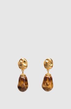 Серьги Waka с позолотой 22 карат