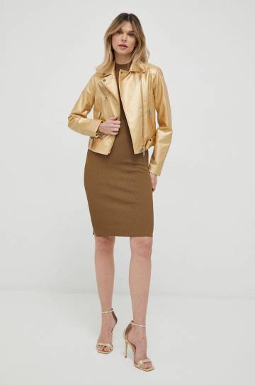 Куртка Guess женская цвет золотой переходная Куртка Guess женская цвет золотой переходная