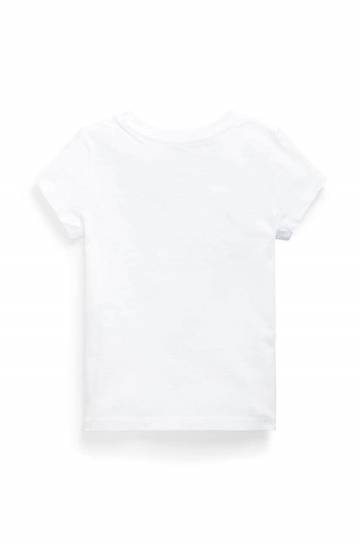 Детская хлопковая футболка Polo Ralph Lauren цвет белый 312833549064 Детская хлопковая футболка Polo Ralph Lauren цвет белый 312833549064
