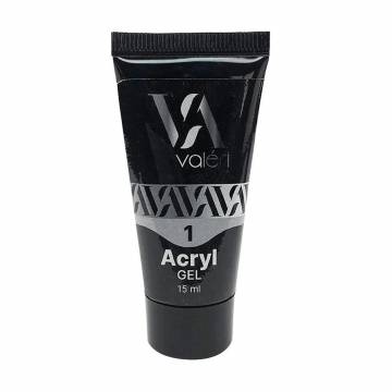Акрил-гель для ногтей Valeri Acryl Gel 1, 15 мл Акрил-гель для ногтей Valeri Acryl Gel 1, 15 мл