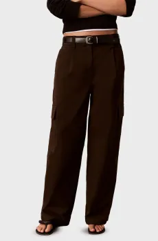 Женские темно-коричневые карго EWAIST Коричневый M Calvin Klein Jeans LV047F623G