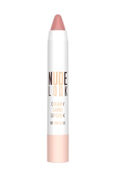 Помада-карандаш для губ Golden Rose Nude Look Creamy Shine Lipstick 02 Pink Rose, 3.5 г