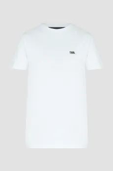 Мужская белая футболка Белый S Karl Lagerfeld 542221.755051;10