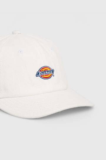 Хлопковая кепка Dickies HARDWICK DENIM цвет бежевый с аппликацией DK0A4YPH Хлопковая кепка Dickies HARDWICK DENIM цвет бежевый с аппликацией DK0A4YPH