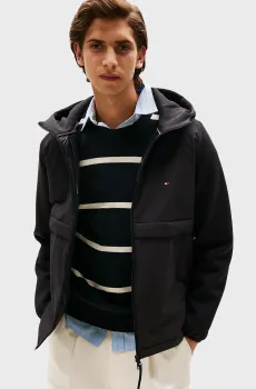Мужская черная куртка PERFORMANCE MIXMEDIA WINDBREAKER Черный XL Tommy Hilfiger MW0MW39870