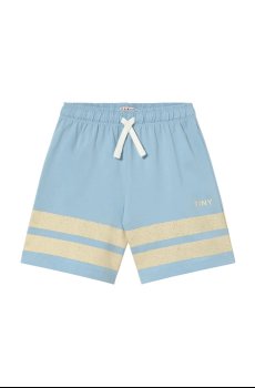 Детские хлопковые шорты Tinycottons STRIPES LOGO SHORT
