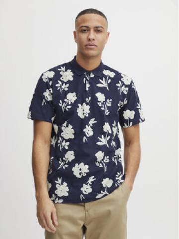 Solid Поло 21107752 Cиній Regular Fit Solid Поло 21107752 Cиній Regular Fit