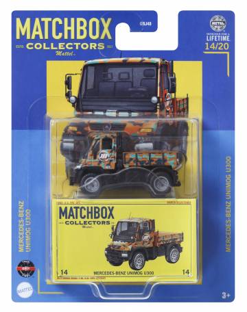 Вантажівка Matchbox Collectors Mercedes-Benz unimog U300 (GBJ48/HVW09) Вантажівка Matchbox Collectors Mercedes-Benz unimog U300 (GBJ48/HVW09)