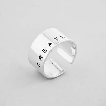 Серебряное кольцо Minimal ВС-494ч Серебряное кольцо Minimal ВС-494ч