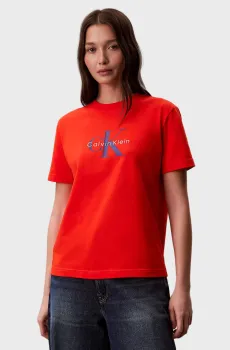 Женская красная футболка HERO SS CLASSIC Красный XS Calvin Klein Jeans LV047B865G