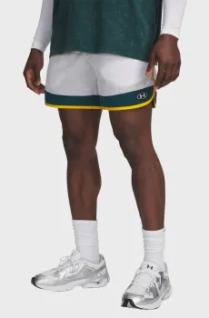 Мужские белые шорты UA Icon Woven Track Shorts-WHT Белый XL Under Armour 6009350-100