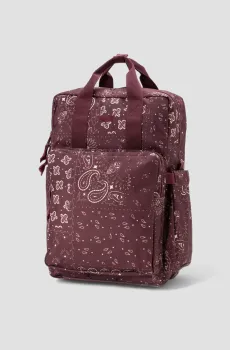 Женский бордовый рюкзак с узором Бордовый ONESIZE Levi’s® 235871;109.183