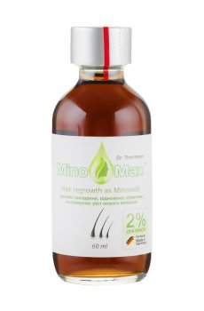 Лосьон MinoMax 2% Hair Regrowth As Minoxidil для восстановления и стимуляции роста волос, 60 мл