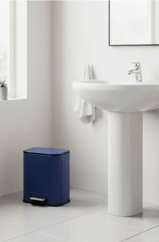 Смітник із педаллю для відкривання - індиго