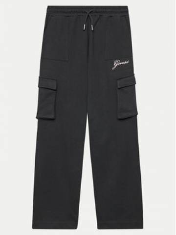 Guess Спортивні штани J4YQ13 KA6R3 Чорний Relaxed Fit Guess Спортивні штани J4YQ13 KA6R3 Чорний Relaxed Fit