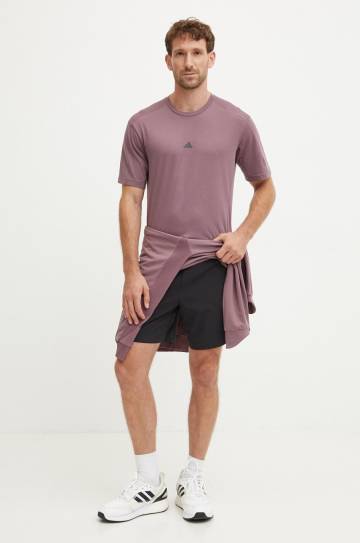 Кофта для тренинга adidas Performance цвет фиолетовый с аппликацией JF4240 Кофта для тренинга adidas Performance цвет фиолетовый с аппликацией JF4240