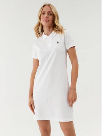 Polo Ralph Lauren Повсякденна сукня Polo Shirt Shop 211799490017 Білий Regular Fit Polo Ralph Lauren Повсякденна сукня Polo Shirt Shop 211799490017 Білий Regular Fit