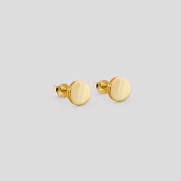 Серебряные серьги с позолотой Minimal ВС-428з Серебряные серьги с позолотой Minimal ВС-428з