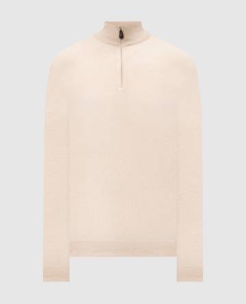 Бежевый джемпер из кашемира